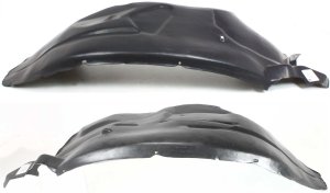 Front Fender Liner Pair/Set for 2004-2008 Ford F-150 and 2006-2008 Lincoln Mark LT, Includes Right (Passenger) and Left (Driver) Side, Replacement