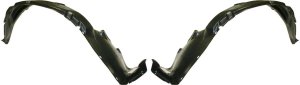 Front Fender Liner Pair/Set for 2005-2007 Ford Escape/Mariner, Right (Passenger) and Left (Driver) Side Replacement