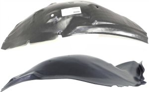 Front Fender Liner for 2005-2009 Ford Mustang GT Model, Left (Driver), Set of 2, Front and Rear Section Replacement