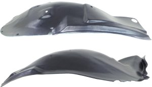 Front Fender Liner for Ford Mustang 2005-2009, Left (Driver), Set of 2, Front and Rear Section, Replacement