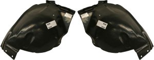 Front Fender Liner Pair/Set for Ford Mustang 2005-2009, Right (Passenger) and Left (Driver) Rear Section Replacement