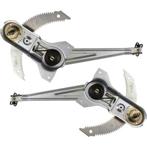 Manual Front Window Regulator Pair/Set for 1993-2011 Ford Ranger, Right (Passenger) and Left (Driver) Replacement