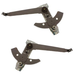 Window Regulator Manual Pair/Set for Ford F-Series 1992-1997, Bronco Front, Right (Passenger) and Left (Driver), Front or Rear Replacement Models: for F-150, F-250, F-350, F-Super Duty, Bronco.