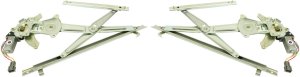Front Window Regulator Replacement Pair/Set for 1995-2003 Windstar, 2004-2007 Freestar/Monterey â€“ Right (Passenger) and Left (Driver) Side