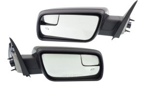 Power Heated Mirror Pair/Set for Flex 2013-2019, Paintable Manual Folding without Signal and Puddle Light, Right (Passenger) and Left (Driver) Replacement