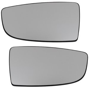 Mirror Glass with Backing Plate Pair/Set for Ford Transit 150/250/350 2015-2022, Lower Spotter Glass, Right (Passenger) and Left (Driver) Replacement