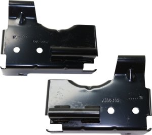 Front Bumper Bracket Impact Bar Brace Pair/Set for GMC Sierra Pickup 2003-2006, Right (Passenger) and Left (Driver), Includes 2007 Classic, Replacement
