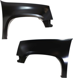Front Fender Pair/Set for 2007-2014 Yukon, Right (Passenger) and Left (Driver), Primed (Ready to Paint) - Quality Replacement Parts