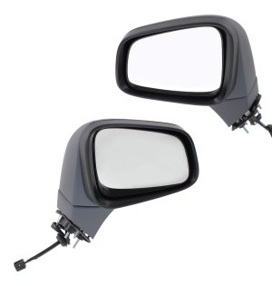 Power Heated Mirror Pair/Set for Chevrolet TRAX LT/LTZ 2015-2016 Models, Right (Passenger) and Left (Driver), Manual Folding, Paintable Replacement