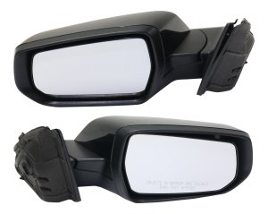 Power Mirror Pair/Set for 2016-2022 Chevrolet Malibu Right (Passenger) and Left (Driver), Manual Folding, Non-Heated, Paintable, without Memory and Signal Light, for L/(LS, without Lane Change Assist) Models Replacement