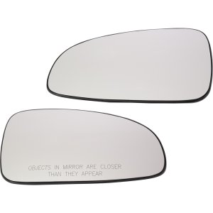 Pair/Set - Heated Mirror Glass for Chevrolet Aveo 2004-2008/Aveo5 2009-2011, Right (Passenger) and Left (Driver) with Backing Plate, Replacement Set