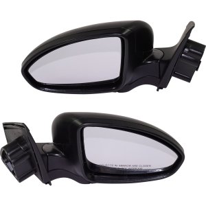Power Mirror Pair/Set for Chevrolet Cruze 2011-2015/Cruze Limited 2016, Right (Passenger) and Left (Driver), Manual Folding, Non-Heated, Paintable, Without Auto Dimming or Memory, Blind Spot Detection, Signal Light, Replacement
