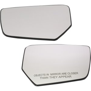 Mirror Glass Replacement Pair/Set for Chevrolet Impala LTZ/Premier Model 2014-2020, Right (Passenger) and Left (Driver), Heated, with Backing Plate