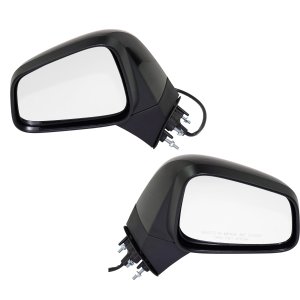 Power Heated Mirror Pair/Set for 2017-2022 Chevrolet Trax LT/Premier, 2021-2022 Buick Encore, Right (Passenger) and Left (Driver), Manual Folding, Paintable, w/o Blind Spot Detection and Side Object Sensor, Korea Built Vehicle Replacement