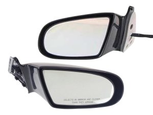 Manual Remote Mirror Pair/Set for Chevrolet Lumina 1995-2001, Right (Passenger) and Left (Driver), Non-Folding, Non-Heated, Paintable Replacement