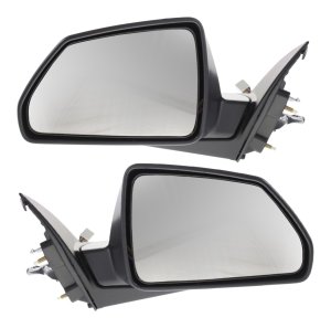 Power Heated Manual Folding Paintable Mirror Pair/Set for 2008-2014 CTS, Right (Passenger) and Left (Driver), with Memory, without Auto Dimming, Blind Spot Detection, Signal Light Replacement