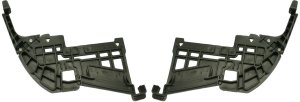 Front Bumper Bracket for 2005-2009 Tucson, Includes Right (Passenger) and Left (Driver) Lower Cover, Plastic Material, Hyundai Replacement Pair/Set