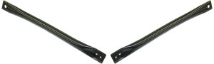 Front Bumper Bracket Pair/Set for Honda Ridgeline 2006-2014, Right (Passenger) and Left (Driver) Side Brace, Steel Replacement