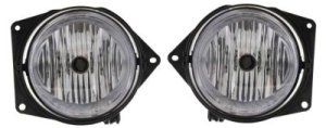 Front Fog Light Assembly for Hummer H3 2006-2010, Right (Passenger) and Left (Driver) Side, Replacement Pair/Set
