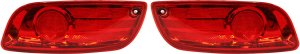 Rear Bumper Reflector Light Pair/Set for Hyundai Santa Fe 2007-2009, Right (Passenger) and Left (Driver) Sides Replacement