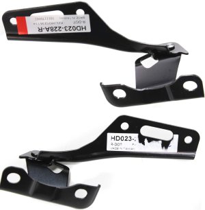 Hood Hinge Pair/Set for 2003-2007 Honda Accord, Right (Passenger) and Left (Driver) Replacement