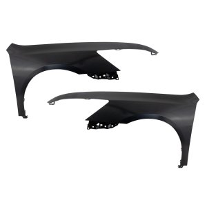 Front Fender Pair/Set for 2003-2007 Honda Accord Sedan, Right (Passenger) and Left (Driver), Primed (Ready to Paint) Replacement