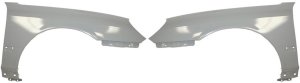 Front Fender Pair/Set for 2002-2005 Hyundai Sonata, Right (Passenger) and Left (Driver), Primed (Ready to Paint) Replacement