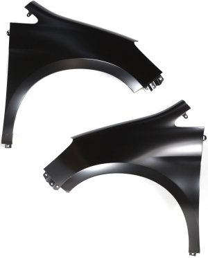 Front Fender Pair/Set for 2005-2010 Honda Odyssey, Right (Passenger) and Left (Driver), Primed (Ready to Paint), Replacement