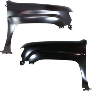 Front Fender Pair/Set for Honda Ridgeline 2006-2014, Right (Passenger) and Left (Driver), Primed (Ready to Paint) Replacement