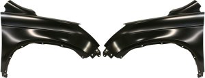 Front Fender Pair/Set for 2007-2011 Honda CR-V, Right (Passenger) and Left (Driver), Primed (Ready to Paint) Replacement
