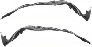 Front Fender Liner Pair/Set for Honda CR-V 1997-2001, Right (Passenger) and Left (Driver), Replacement