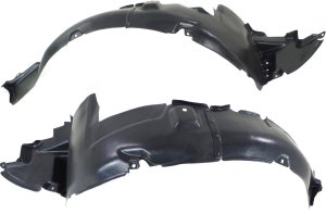 Front Fender Liner for Hyundai Tiburon 2003-2004 Right (Passenger) and Left (Driver) Replacement Pair/Set