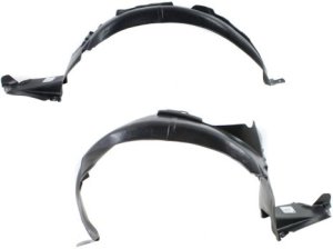 Front Fender Liner Pair/Set for Hyundai Sonata 1999-2001, Right (Passenger) and Left (Driver) Side Replacement