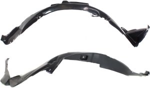 Front Fender Liner Pair/Set for 2001-2003 Hyundai Elantra, Includes Right (Passenger) and Left (Driver) Replacement
