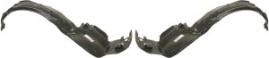 Front Fender Liner Pair/Set for 2005-2007 Honda Odyssey, Includes Right (Passenger) and Left (Driver) Side, Replacement