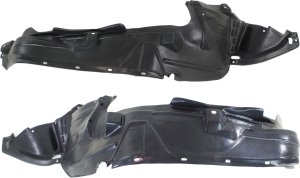 Front Fender Liner Pair/Set for Honda Ridgeline 2006-2011, Right (Passenger) and Left (Driver) Replacement