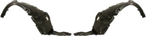 Front Fender Liner Pair/Set for Hyundai Elantra 2007-2010, Right (Passenger) and Left (Driver) Side Replacement