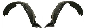 Front Fender Liner Pair/Set for Hyundai Santa Fe 2007-2009, Right (Passenger) and Left (Driver) Replacement