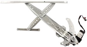 Front Window Regulator Pair/Set for Honda Civic 1996-2000, Right (Passenger) and Left (Driver), Power, With Motor, Replacement
