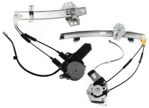 Front and Rear Window Regulator Set for Honda Accord 1994-1997, Right (Passenger), Power Feature, with Motor, Replacement