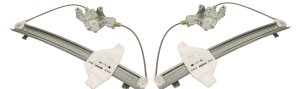 Front Window Regulator for Kia Magentis / Optima 2001-2006, Hyundai Sonata 1999-2005, Power, Without Motor, Right (Passenger) and Left (Driver) Replacement Pair/Set
