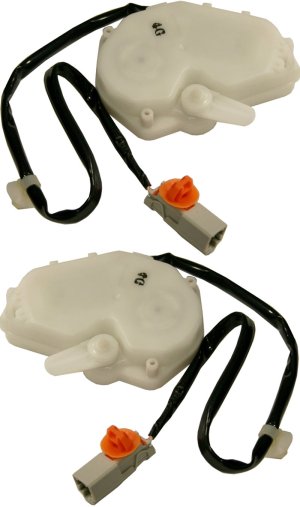Door Latch Actuator Pair/Set for 1997-2001 Honda CR-V, Front, Right (Passenger) and Left (Driver) Replacement