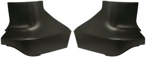Rear Bumper End Right (Passenger) and Left (Driver) Side Cover Pair/Set for Honda CR-V 2007-2009, Primed (Ready to Paint) Replacement