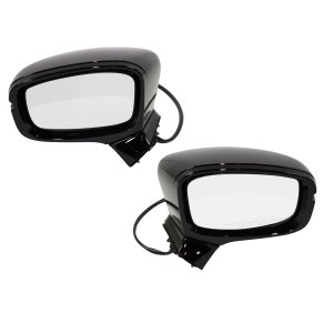 Power Folding Heated Mirror Pair/Set for 2018-2020 Honda Odyssey, Right (Passenger) and Left (Driver) Side, Paintable, w/ Memory and Signal Light, Replacement