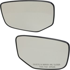 Mirror Glass Replacement Pair/Set for Honda Accord 2008-2012, Right (Passenger) and Left (Driver), Heated with Backing Plate, Suitable for Coupe/Sedan