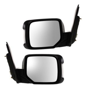 Power Heated Paintable Mirror Pair/Set for Honda Pilot 2009-2015, Right (Passenger) and Left (Driver), Manual Folding, with Memory and Signal Light, Replacement