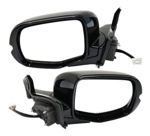 Paintable Mirror Pair/Set for 2017-2022 Honda Pilot, Right (Passenger) and Left (Driver) Side, Replacement
