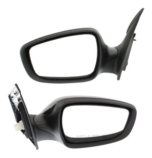 Power Mirror Pair/Set for Hyundai Elantra GT 2013-2017, Right (Passenger) and Left (Driver), Manual Folding, Heated, Paintable, with In-housing Signal Light, without Auto Dimming, BSD, Memory Replacement