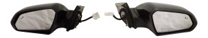 Mirror Pair/Set for Hyundai Sonata 2018-2019, Right (Passenger) and Left (Driver), Power, Manual Folding, Non-Heated, Paintable, with Blind Spot Detection, without Memory and Signal Light, Excludes Hybrid Model, Replacement
