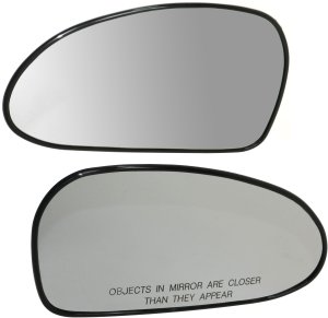 Pair/Set - Heated Mirror Glass for Hyundai Sonata 1999-2005, Right (Passenger) and Left (Driver), w/ Backing Plate Replacement Set